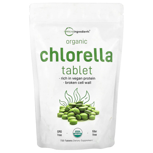Organic chlorella tablet 720 - chlorella,