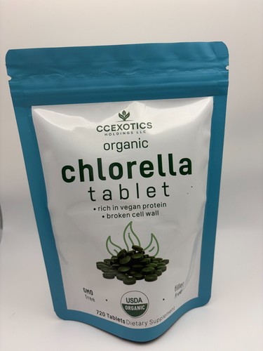 Organic chlorella tablets - organic, –