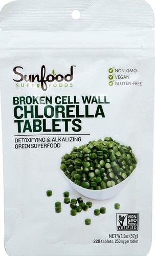 Sunfood chlorella tablets - chlorella,